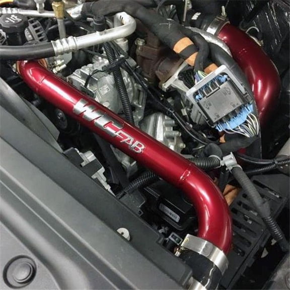 Wehrli Upper Coolant Pipe for 2011-2016 Chevrolet 6.6L LML Duramax - Gloss Black
