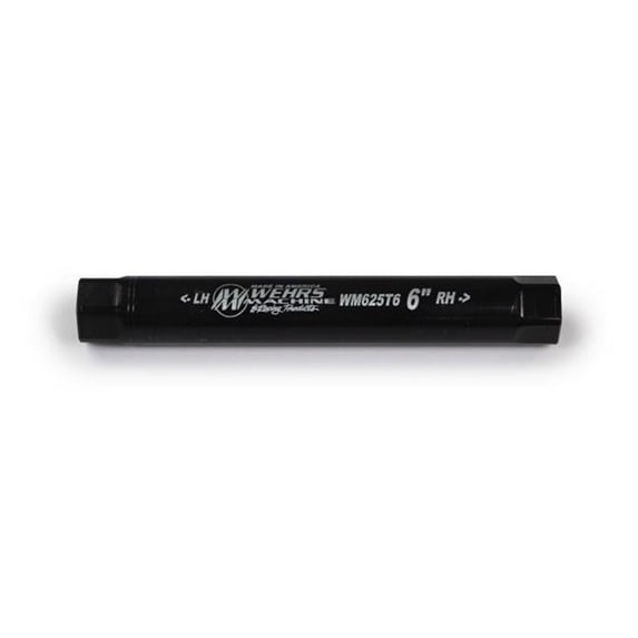 Wehrs Machine 0.875 x 6 x 0.625-18 in. Female Threads Bent Suspension Tube, Black Oxide