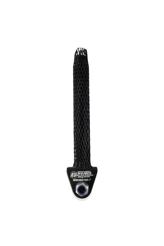 7 in. Shock Mount Screw Jack, Black - 1 in. Thread Size