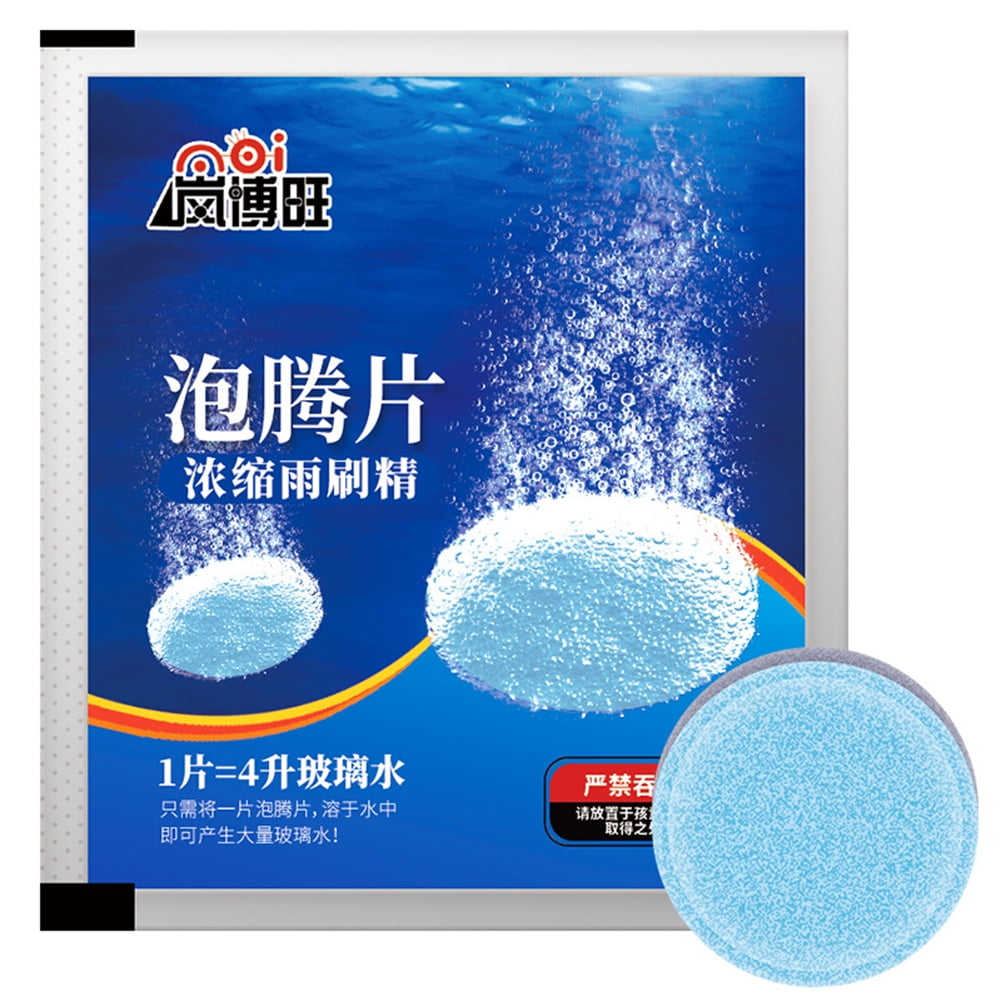 WeiDKF Car Windscreen Cleaner Effervescent Tablet Car Windshield Glass Solid Cleaner