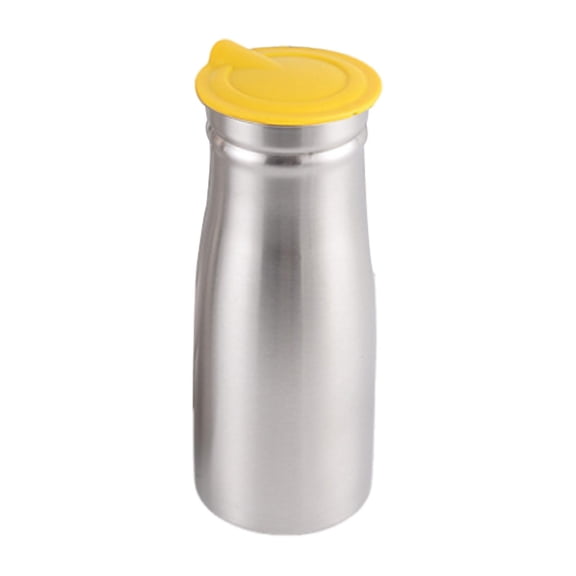 WeiLaiKeQi 1.0 L Stainless Steel Iced Tea Juice Pitcher Multipurpose Beverage Container Yellow