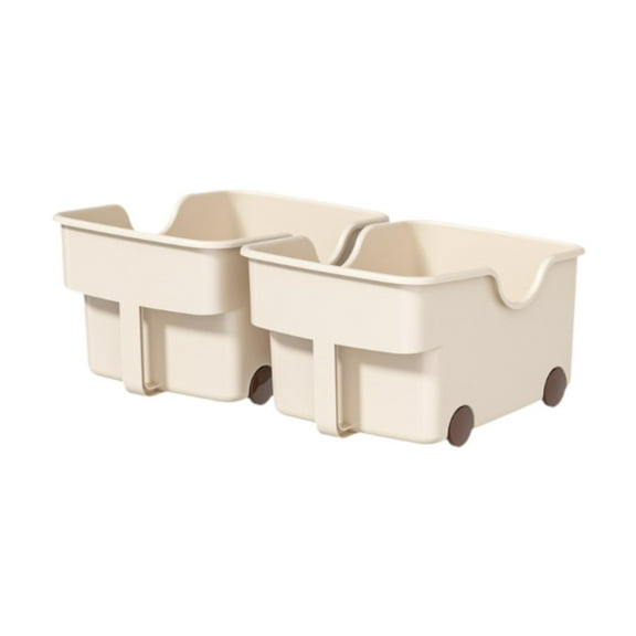 WeiLaiKeQi 2x Kitchen Cabinet Organizer Container for Countertop Pantry Kitchen Cabinet