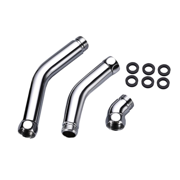 WeiLaiKeQi 3Pcs Shower Head Elbow Adapter G1/ Assembly Universal Accessory 135 degree
