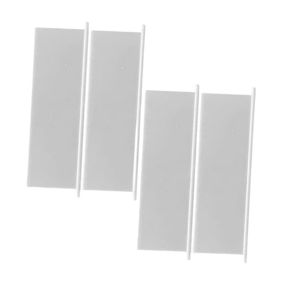 WeiLaiKeQi 4x Dryer Air Exhaust Vent Cover Panel Dryer Vent Cover Flaps Dustproof Easy to Install Premium Parts Maintenance Professional White