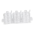thumbnail image 1 of WeiLaiKeQi Acrylic Condiment Jar Spice Organizer Seasoning Box for Pepper Sugar Paprika Clear 3 pieces, 1 of 9