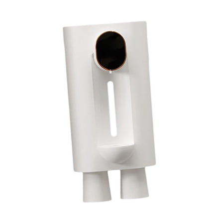 WeiLaiKeQi Automatic Mouthwash Dispenser Adjustable 540ml for Kitchen Restroom Bathroom White