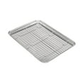 thumbnail image 1 of WeiLaiKeQi Baking Sheet with Rack Baking Pan for Family Gatherings Barbecue Restaurants 40.5cmx30.5cmx2.5cm, 1 of 9