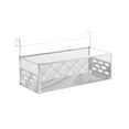 thumbnail image 1 of WeiLaiKeQi Bedside Hanging Organizer Sturdy Bed Metal Storage Basket for Book Desk Home White, 1 of 7