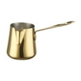 thumbnail image 1 of WeiLaiKeQi Coffee Milk Cup Latte Art Cup Multipurpose with Long Handle Milk Frother Cup Gold 250ml, 1 of 9