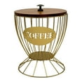 thumbnail image 1 of WeiLaiKeQi Coffee Pod Holder Container Reusable Versatile for Cafe Home Kitchen Counter gold with lid, 1 of 9