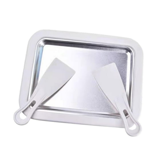 WeiLaiKeQi Cold Pan Plate DIY Fried Yogurt Machine for Yogurt Ice Cream Sandwich white