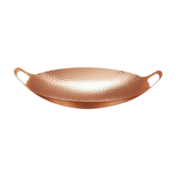 WeiLaiKeQi Cooking Pan with Double Handle Frying Pan for Restaurant Restaurant Cooktops Gold