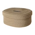 thumbnail image 1 of WeiLaiKeQi Cotton Rope Tissues Box Creative Tissue Dispenser for Office Counter Bedroom Brown, 1 of 9