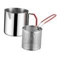 thumbnail image 1 of WeiLaiKeQi Deep Fry Pot with Strainer Basket Kitchen Accessories Sturdy Stainless Steel A Basket, 1 of 9