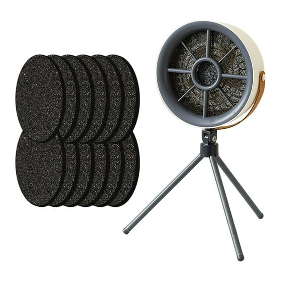 WeiLaiKeQi Desktop Range Hood Adjustable Angle Mini Extractor Hood for Dorm Kitchen BBQ White