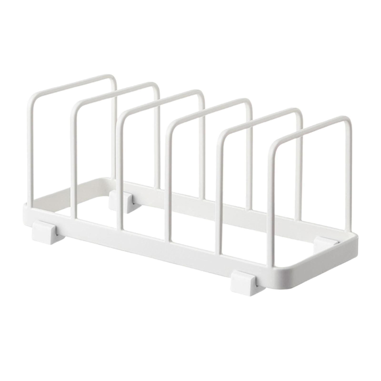 WeiLaiKeQi Dish Storage Rack 5 Grid Compact Dish Drying Rack for Pantry ...