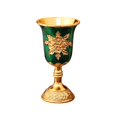 thumbnail image 1 of WeiLaiKeQi European Goblet Embossed Cup en Goblet for Bar Anniversary Wedding Green, 1 of 9