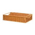 thumbnail image 1 of WeiLaiKeQi Fruit Basket Handmade Tabletop Woven Food Basket for Cupboard Shelves Spoons Orange M, 1 of 9