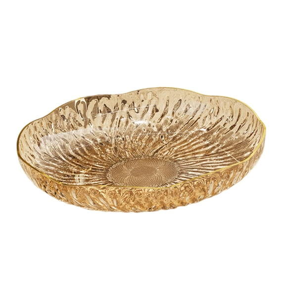 WeiLaiKeQi Fruit Bowl Flower Shape Countertop Appetizer Platter for Fruits Snacks Bread 1PC