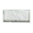 thumbnail image 1 of WeiLaiKeQi Marble Serving Tray Perfume Holder Jewlery Dish for Office Vanity Coffeeshop White B, 1 of 9