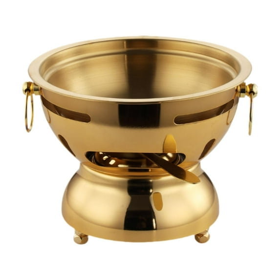 WeiLaiKeQi Mini Hot Pot Small Hot Pot Milk Tea Hot Pot,Stainless Steel Hot Pot,Traditional Chinese Hot Pot for Kitchen Countertop Hiking M