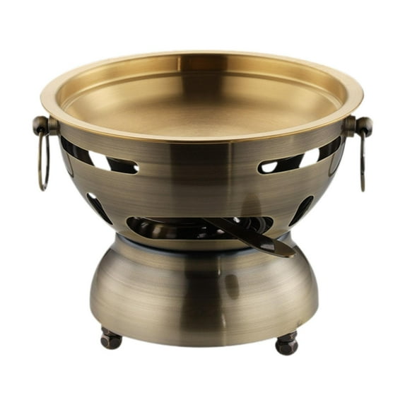 WeiLaiKeQi Mini Hot Pot Small Hot Pot Milk Tea Hot Pot,Stainless Steel Hot Pot,Traditional Chinese Hot Pot for Kitchen Countertop Hiking S