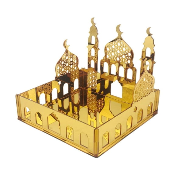 WeiLaiKeQi Ramadan Serving Tray Dessert Plate Ramadan Decor for Farmhouse