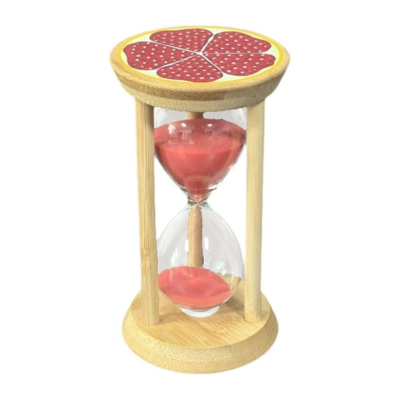 WeiLaiKeQi Sand Clock Timer 30 Minutes Novelty Sandglass Timer for Games Office Cooking red