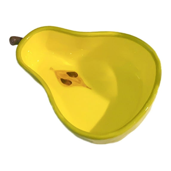 WeiLaiKeQi Shaped Ceramic Plate Ceramic for Salad Sauce Seasoning Pear Shape