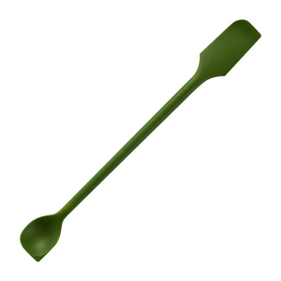 WeiLaiKeQi Silicone Double-headed Scraper Kitchen Stirring Stick Spoon for Baking Tool Green