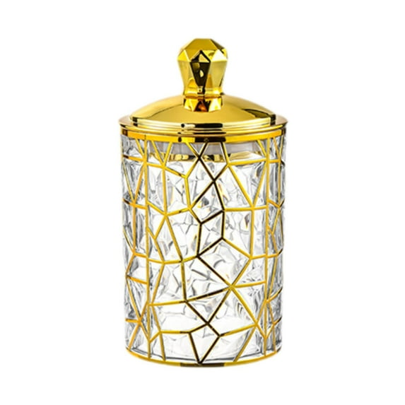 WeiLaiKeQi Storage Jar with Lid Biscuit Container Clear Bathroom Canister for Loose Tea Pasta Sugar Snacks Wedding Centerpiece A