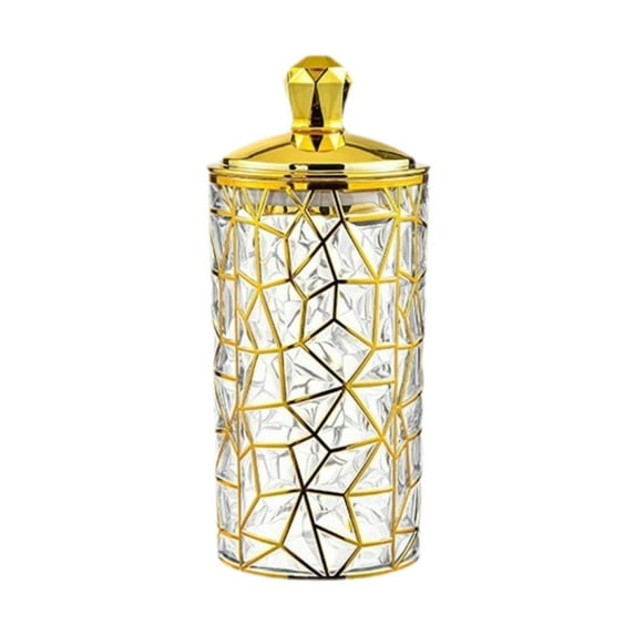 WeiLaiKeQi Storage Jar with Lid Biscuit Container Clear Bathroom Canister for Loose Tea Pasta Sugar Snacks Wedding Centerpiece B