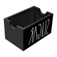 thumbnail image 1 of WeiLaiKeQi Sugar Packet Holder Display Wood Sugar Packet Container for Pantry Home Desk Black, 1 of 9