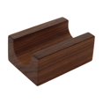 thumbnail image 1 of WeiLaiKeQi Sushi Display Holder Decorative Wooden Sushi Holder for Desk Kitchen Parties U shape dark wood, 1 of 9