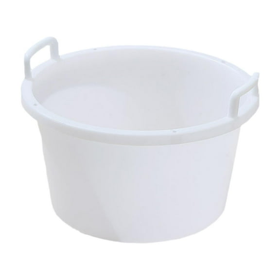 WeiLaiKeQi Vegetable Washing Tub Accessories Dish Pan for Hiking Washing Dishes Outdoor White