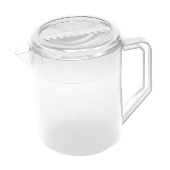 WeiLaiKeQi Water Jug Pitcher Portable Easy to Fill Drinkware Beverage Restaurant Summer Clear