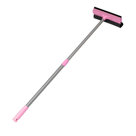 WeiLaiKeQi Window Squeegee Double Sided Mirror Washer for Glass Bathroom Car Windshield Pink