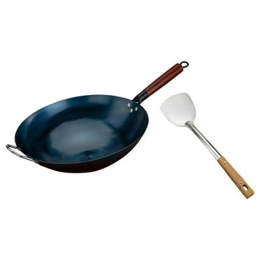 WeiLaiKeQi Wok Pan for Cooking Sautee Gas Cooking Wok Cookware General Pans Chinese Wok dia 30cm