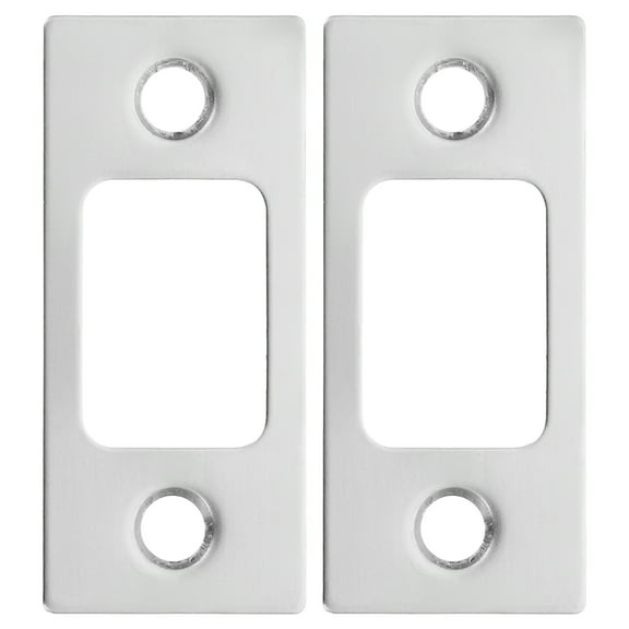 WeiWei 2Pcs Stainless Steel Deadbolt Cover Plate for Door Striker Replacement
