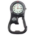 thumbnail image 1 of Weicam Men Women Compass Corkscrew Carabiner Clip on FOB Watch Outdoor Adventure Luminous Pocket Watch, 1 of 8