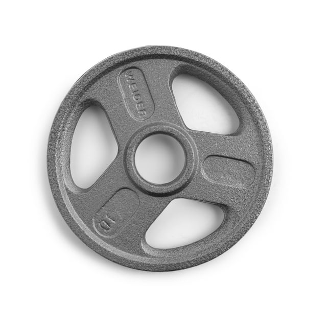 Weider 10 lb. Olympic Weight Plate with Hammertone Finish, Sold