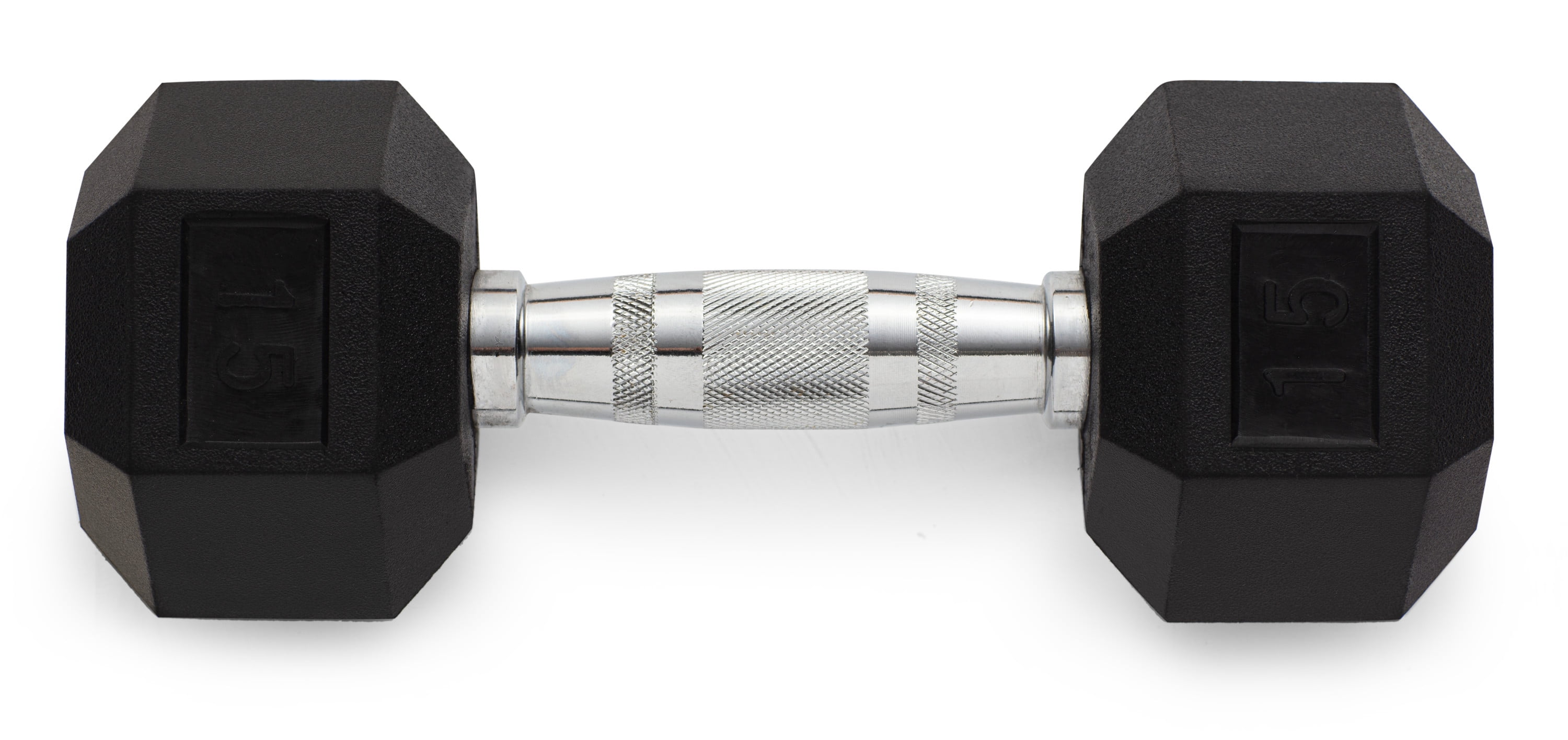 Weider rubber hex dumbbell 15 lbs deals