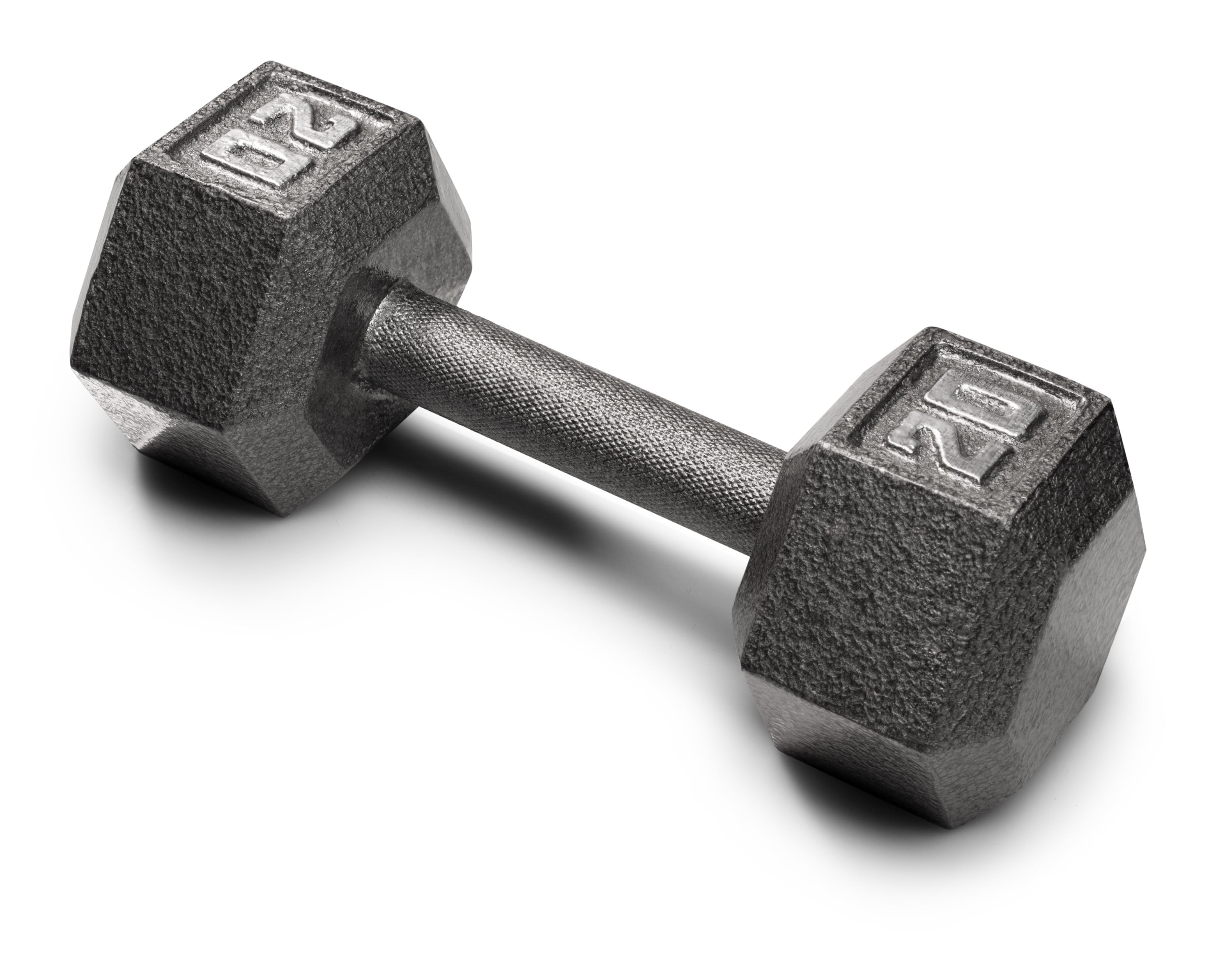 Weider Cast Iron Hex Dumbbell, 370 lbs with Knurled Grip