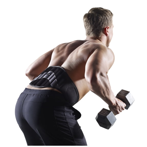 Weider Contoured Weight Belt for Squat, Deadlift, and Powerlifting Support - L/Xl