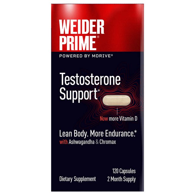 Does Weider Prime Testosterone Support Work Weider Prime Testosterone Support, 120 Capsules - Workout Pills, Muscle