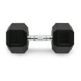 thumbnail image 1 of Weider Rubber Hex Dumbbell, 45 lbs - Sold Individually, 1 of 8
