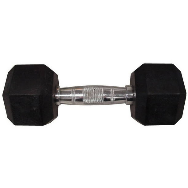Weider Rubber Hex Dumbbell, 570lbs