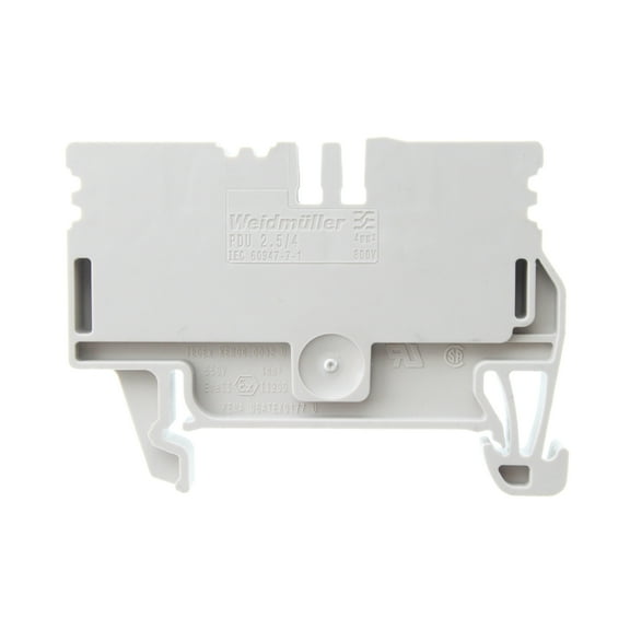 Weidmuller 1896110000 PDU-2.5/4 Push-In Feed-Through Terminal Block