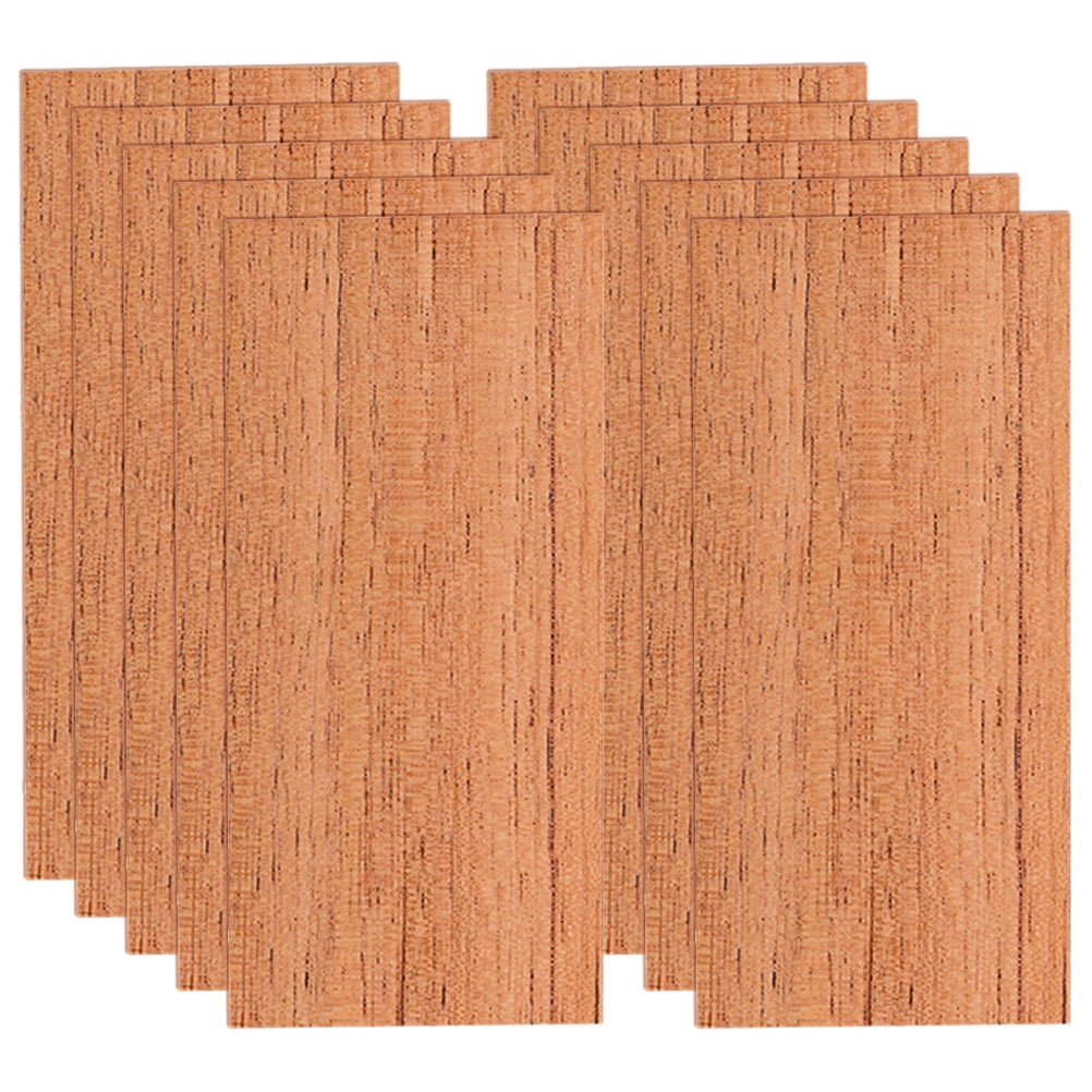 Weierla 10 Pcs Decorative Cedar Chip Spanish Cedar Planks Cedar Strip Cedar for Humidors Wood