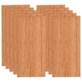Weierla 10 Pcs Decorative Cedar Chip Spanish Cedar Planks Cedar Strip